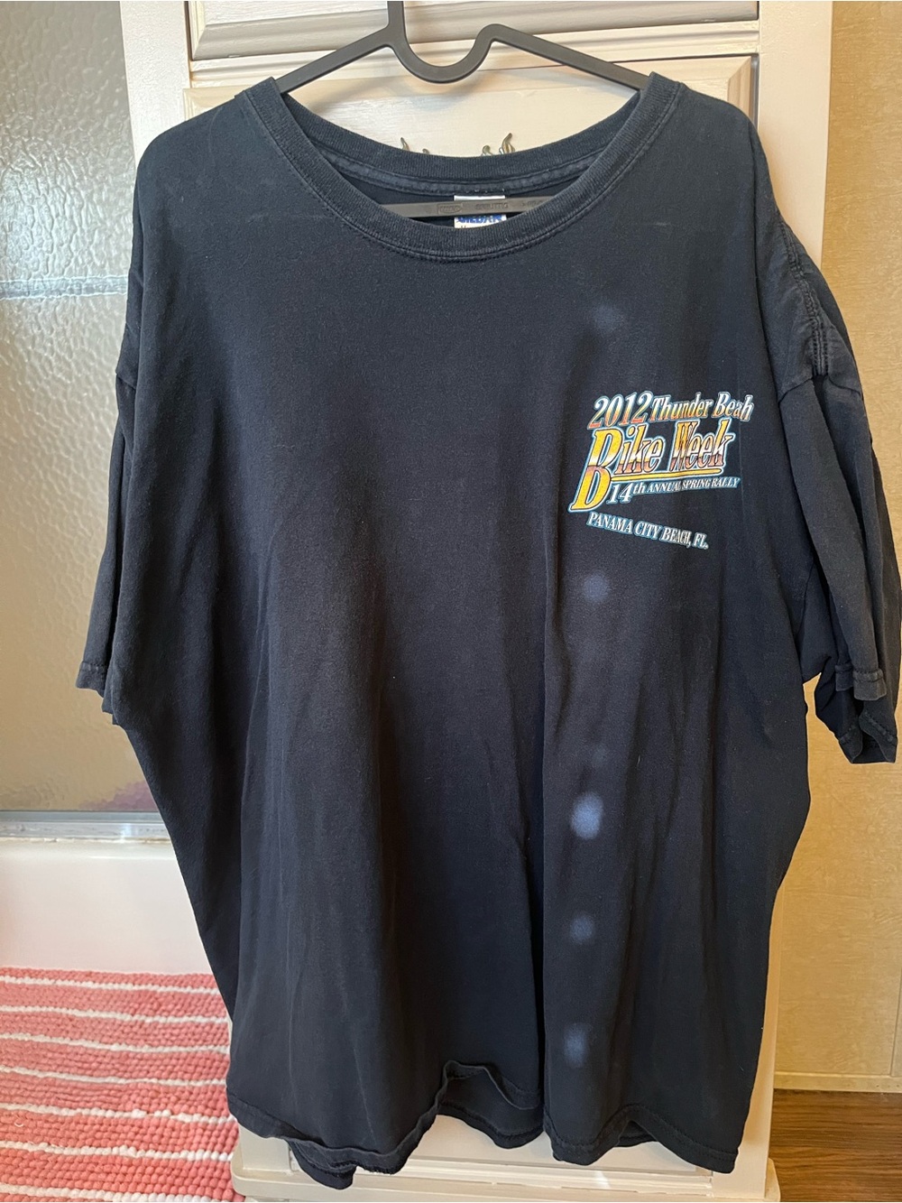 2012 Thunder Beach Bike Week Black Graphic Tee